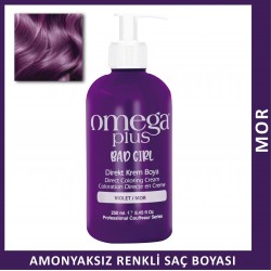 Omega Plus Bad Girl Mor Amonyaksız Renkli Saç Boyası 250ML